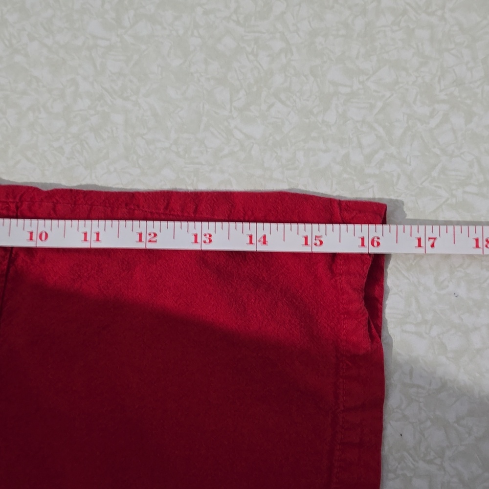 Basic Editions Red Shorts Size Small - image 8
